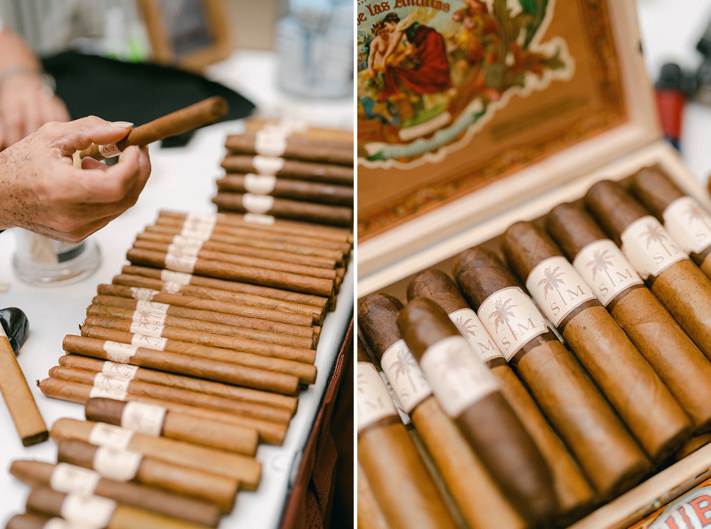 custom cuban cigars with their initials